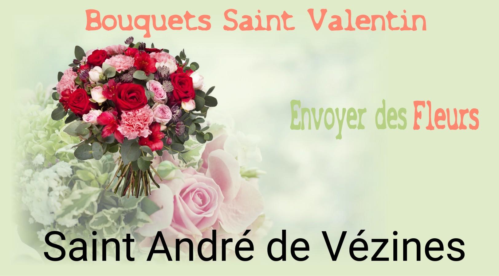 Roses de Saint-Valentin livrées à Saint-André-de-Vézines